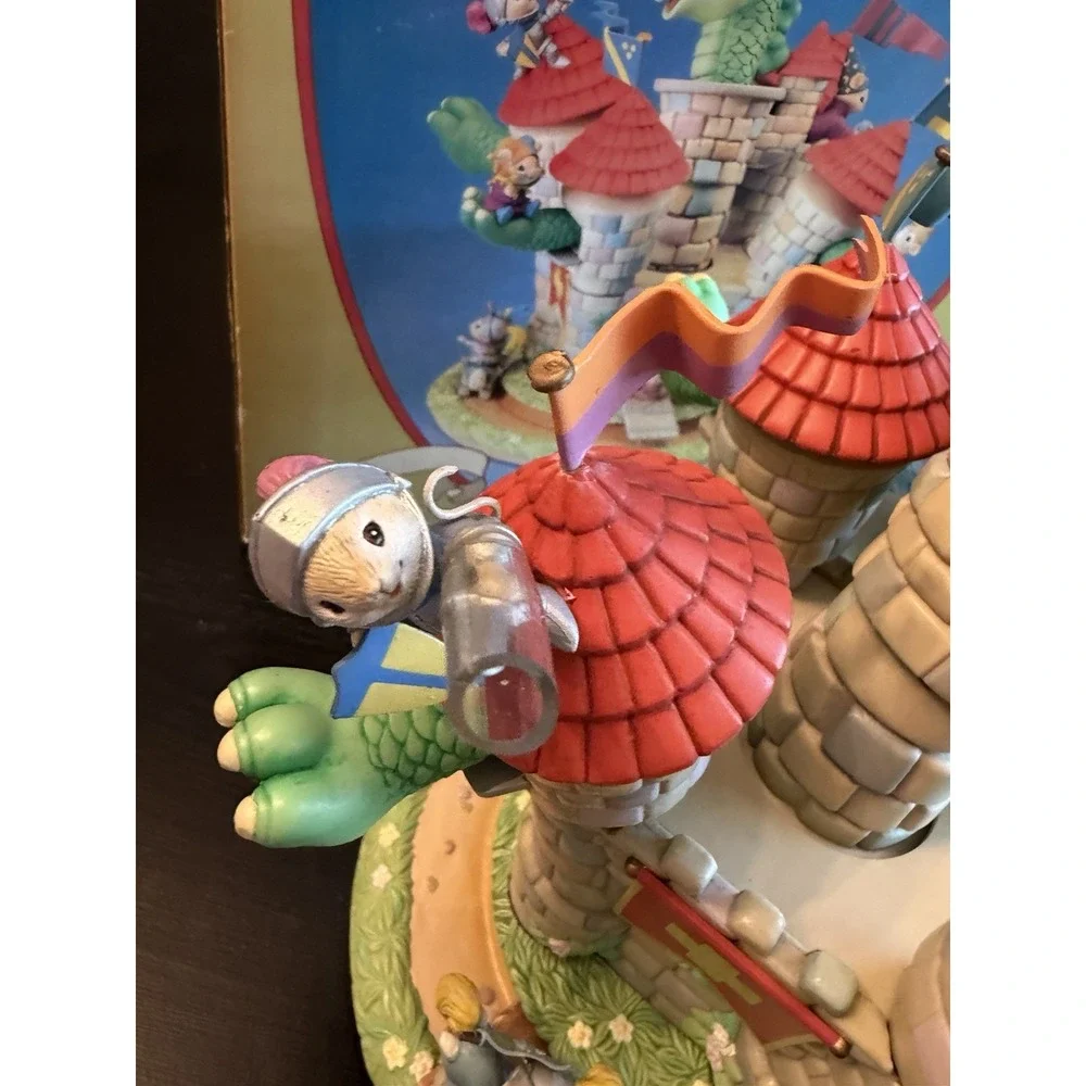 New Vintage Rare Enesco Puff The Magic Dragon Multi-Action Music Box 1991 572772